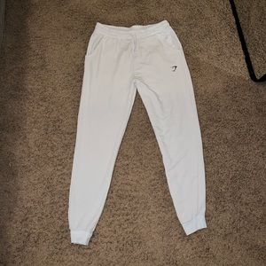 White Gymshark Pippa Training Joggers